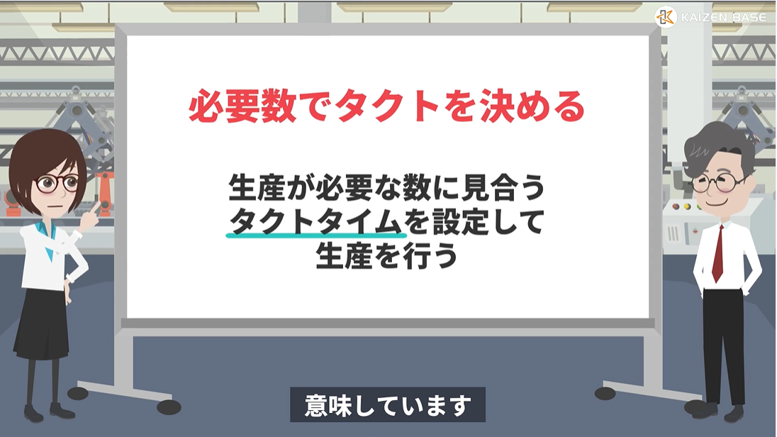 ７：必要数でタクトを決める