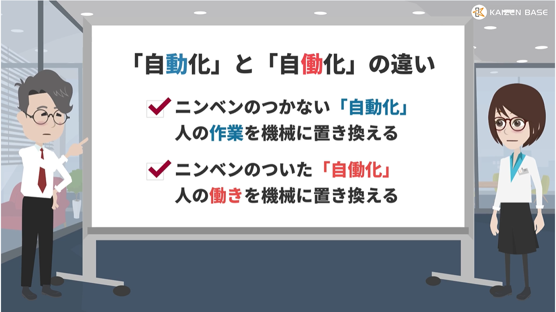 ９：ニンベンの付いた自働化の狙い