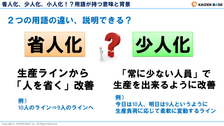 2つの用語の違い、説明できる？