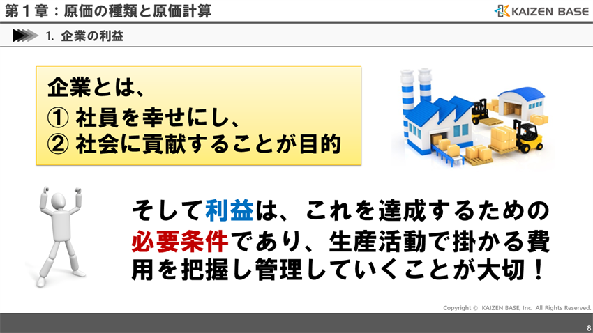 企業とは「社員を幸せにし」、「社会に貢献する」ことが目的